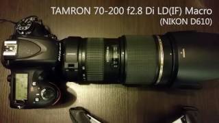 Tamron 70200 f28 Di LDIF Macro AF speed [upl. by Cita811]