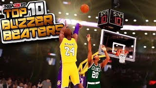 NBA 2K19 Top 10 BUZZER Beaters amp Clutch Comeback Plays Of The Week 9 [upl. by Gianina]