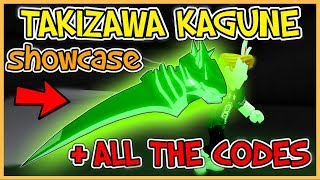 Ro Ghoul  Takizawa Kagune Showcase amp ALL THE CODES [upl. by Concoff405]