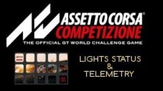 ASSETTO CORSA COMPETIZIONE  STREAM DECK PROFILE SIMHUB TELEMETRY LIGHTS STATUS [upl. by Ignatia]