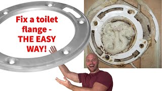 How To Replace A Toilet Wax Seal OR Rubber Toilet Seal On A Toilet Flange To STOP Toilet Leaks [upl. by Ardel579]