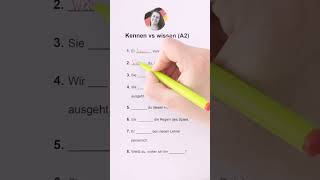 Kennen oder wissen 🇩🇪🧐 Kennst du den Unterschied im Deutschen deutsch german learngerman learn [upl. by Assetniuq638]