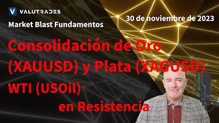 WTI USOil en resistencia ¡Cuidado con la OPEP Consolidación de oro XAUUSD y plata XAGUSD [upl. by Klina757]