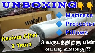 Wakefit Orthopedic Memory foam Mattress 3 Years Usage after Review and UNBOXING bigbilliondays2022 [upl. by Crompton]