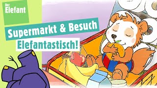 Bobo geht in den Supermarkt amp Bobo bekommt Besuch  Der Elefant  WDR [upl. by Acimat]