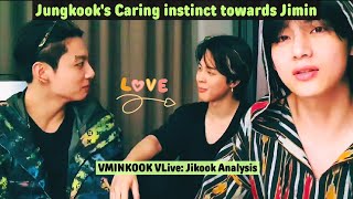 Jungkooks Caring instinct towards Jimin Real Truth of VMINKOOK Live Jikook Analysis 2024 [upl. by Shama]