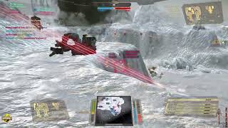 MWO Frozen Skies Fired Cannons Hibernal Rift Assault II [upl. by Eednahs]