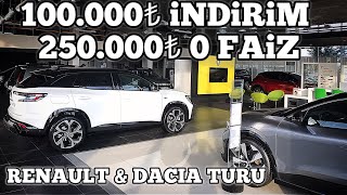 Renault amp Dacia Bayi Gezisi 100000₺ İndirim amp 250000₺ 0 Faiz Kampanyası [upl. by Ahsenad]