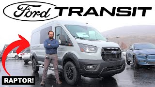 2024 Ford Transit Trail Its A Raptor Van [upl. by Kerekes724]