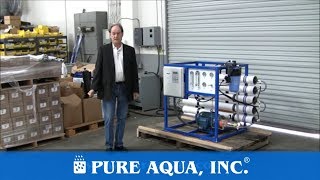 Seawater RO Machine Kuwait 4700 GPD  wwwPureAquacom [upl. by Bayly]