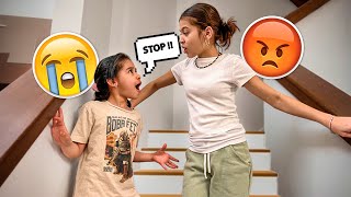 London PUSHED Her Sister Down The Stairs MOM AND DAD LOSES IT [upl. by Tallou]