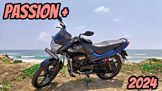 Hero Passion plus 2024  tamil review  walkaround  passion  bike review [upl. by Takeshi]