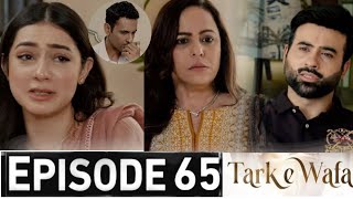 Tark e Wafa Drama Episode 65 Promo  Tark e Wafa Episode 65 Teaser  Tarke Wafa Episode 64 Review [upl. by Olracnaig722]