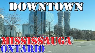 Mississauga  Ontario  Canada  4K Downtown Drive [upl. by Aziar]