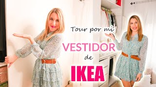 TOUR POR MI VESTIDOR  OS ENSEÑO MI ARMARIO DE IKEA [upl. by Seko]