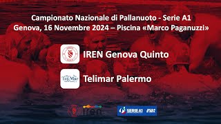 IREN Genova Quinto  Telimar Palermo [upl. by Teri586]