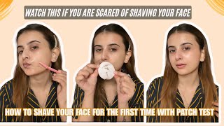 How To Shave Your Face For The First Time 🪒 In Depth Video On Dermaplaning [upl. by Corine]