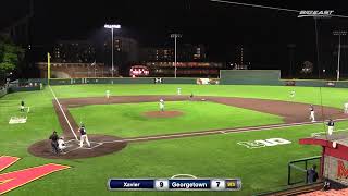 Georgetown Baseball vs Xavier [upl. by Rehpotsihrc]