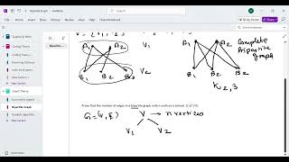 Bipartite Graph OneNote 2024 10 24 21 41 44 [upl. by Ididn]