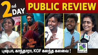 Tamil  Day 2  Pushpa 2 Public Talk  Allu Arjun  Pushpa 2 Review  Puspha 2 Pubic Review [upl. by Ymia12]