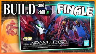 FINISHING the Real Grade GUNDAM Epyon Build and Chill [upl. by Dlared]