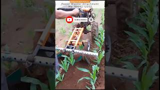 Power Weeder Attachments Use In inter Cultivation weeder powerweeder attachment shorts viral [upl. by Yenahteb]