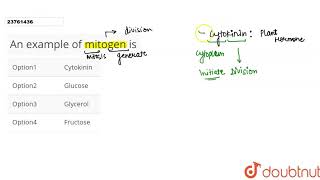 An example of mitogen is [upl. by Anaic721]