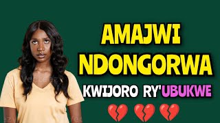 AMAJWI NDONGORWA Kwijoro RYUBUKWE🤒Byari Amarira gusa😥 [upl. by Conchita1]