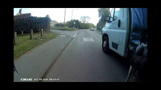 BX66ATV Citroen truck driver close pass of cyclist Essex Police result Course or Conditional Offer [upl. by Adrial]