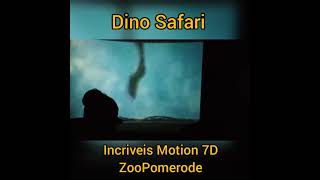 Dino Safari aqui no Cine Incríveis Motion 7D dentro do Zôo Pomerode [upl. by Dnob]