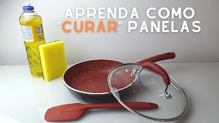 CURA DE PANELA DE CERÃ‚MICA  PANELAS BRINOX  A ISA NA COZINHA [upl. by Apfelstadt]