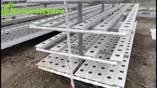 Hydroponic NFT Grow System Greenhouse Project [upl. by Andrel]