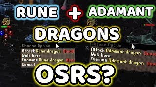 Rune and Adamant Dragons OSRS Dragon Slayer 2 [upl. by Lein]