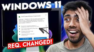 Microsoft Changed Windows 11 System Requirement🤯Again Windows 11 Now on Old PC [upl. by Llenoil]
