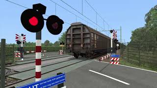 Spoorwegovergang Boxtel  Dutch Railroad Crossing [upl. by Yelehsa]