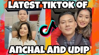 ANCHAL SHARMA AND UDIP SHRESTHA TIKTOK COMPILATION [upl. by Sakul611]