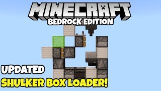 Minecraft Bedrock Updated Shulker Box Loader Tutorial PE PC Xbox [upl. by Oconnor517]