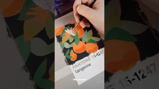 PANTONE postcard n°11 🍊 art artshort illustration short [upl. by Innor]