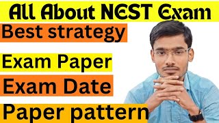 All about NEST exam 2024  NISER 2024 Eligibility Cutoff Exam strategy syllabus exam pattern [upl. by Margot]