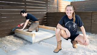 Starting Our Outdoor Shower Build  Part 1  Pouring Concrete amp Milling Lumber [upl. by Dean234]