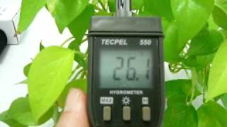 Temperature Humidity Meter TECPEL DTM550 [upl. by Eyla]