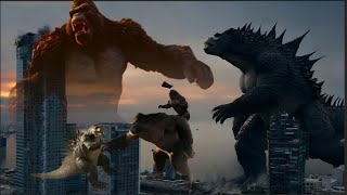 king kong and godzilla new movie with new audio 2024 [upl. by Bergstein]