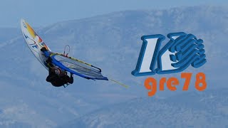 Addicted  extreme windsurfing action waves greece gre78 kousgr [upl. by Leary]