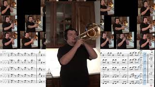 Caravan for Trombone Quintet as Transcribed from the Movie Whiplash [upl. by Anneh]