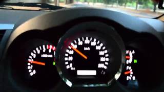 2008 Toyota Fortuner 40 V6  Pull off and gentle 0  80kmh [upl. by Relyks]