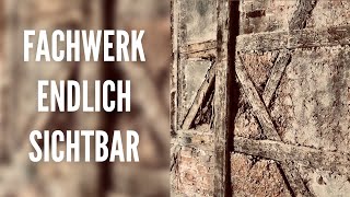 Fachwerk endlich sichtbar  Sanierung Fachwerkhaus [upl. by Ayatnwahs18]