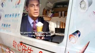 John Cena as BING CHILLING vendor in China [upl. by Anairda490]