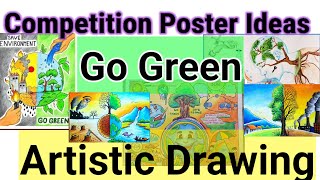 Go Green Artistic Winning Posters 2024 Win Poster Competition [upl. by Dagnah]