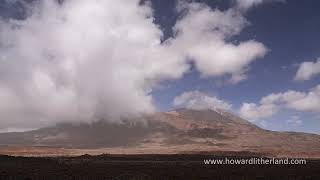 Time lapse of clouds over Mount Teide on Tenerife Canary Islands [upl. by Icul]