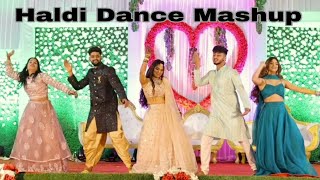 Haldi Dance Mashup Video  Cousins Dance Performance with Bride  Srushti Bore Vlogs 39 [upl. by Egreog]